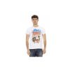 Short Sleeve T-shirt with Front Print – L