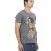 Short Sleeve T-shirt With V-neck – L