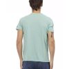 Printed V-neck Short Sleeve T-shirt – 3XL