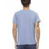 Short Sleeve V-Neck T-Shirt with Front Print – 3XL