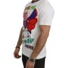 Authentic Dolce & Gabbana Roundneck Short Sleeve T-shirt with Super Pig Motive 46 IT Men