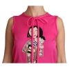 Stunning Dolce & Gabbana Family Silk Tank Top Shirt Women – 38 IT