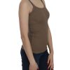 PINK MEMORIES Round Neck Sleeveless Spaghetti Strap Top Blouse – 42 IT