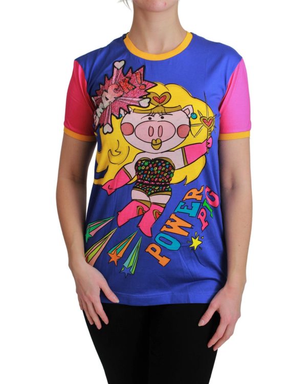 Dolce & Gabbana Year of the Pig 2019 Crewneck T-Shirt Women – 38 IT