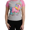 Moschino Couture Crew Neck T-shirt with My Little Pony Motif – 36 IT