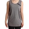 Gray Round Neck Sleeveless Tank by Dolce & Gabbana 38 IT Women