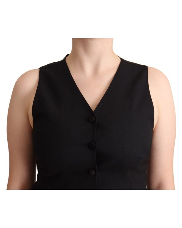 Gorgeous Dolce & Gabbana Vest Top with Button Fastening – 38 IT