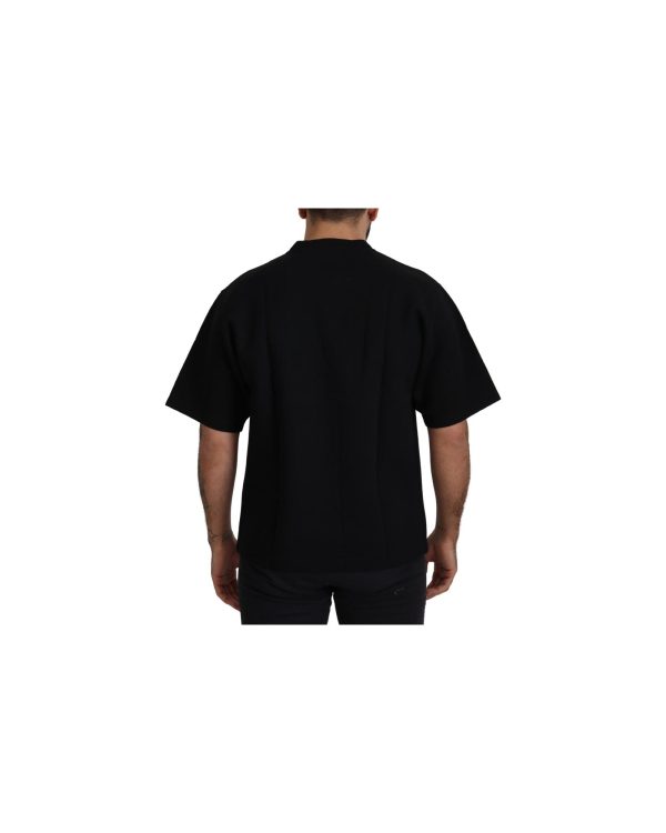 Authentic Dolce & Gabbana Black Logo T-Shirt – 44 IT