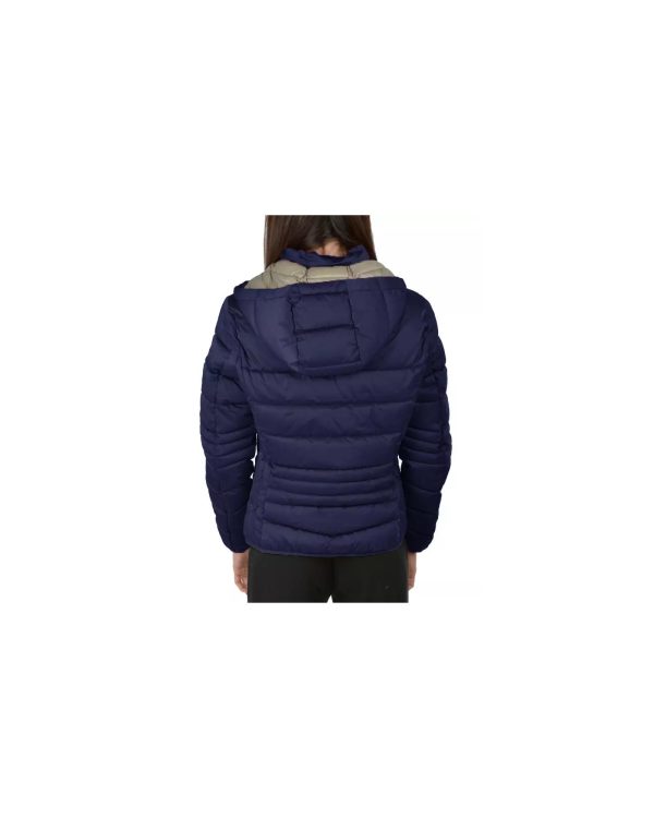 Technical Fabric Drawstring Hooded Womens Jacket – L