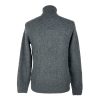 Mens Long-Sleeved Turtleneck Sweater with Logo Plate – 3XL