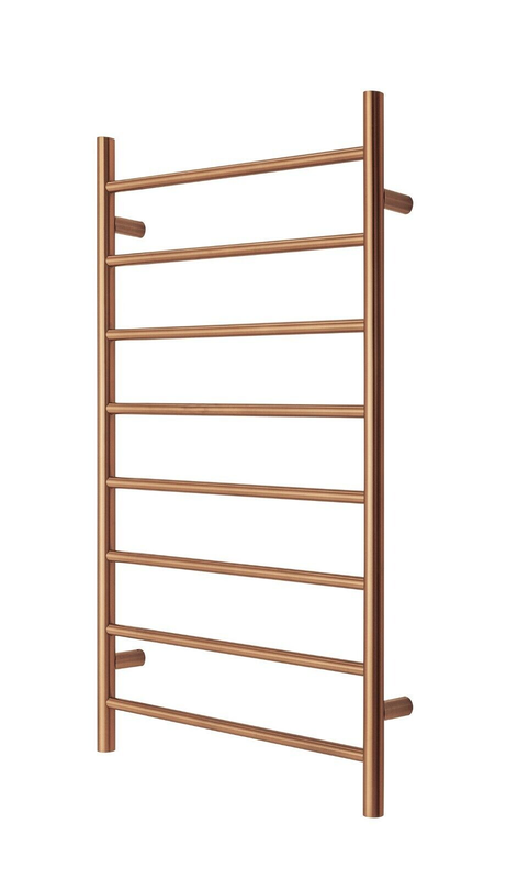 Premium Polished Rose Gold  Towel Rack – 8 Bars, Round Design, AU Standard, 1000x620mm Wide