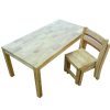 Rubberwood Rectangle Table 120