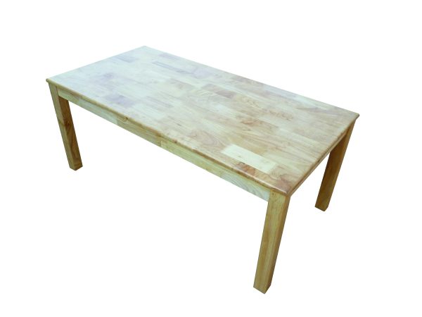 Rubberwood Rectangle Table 120