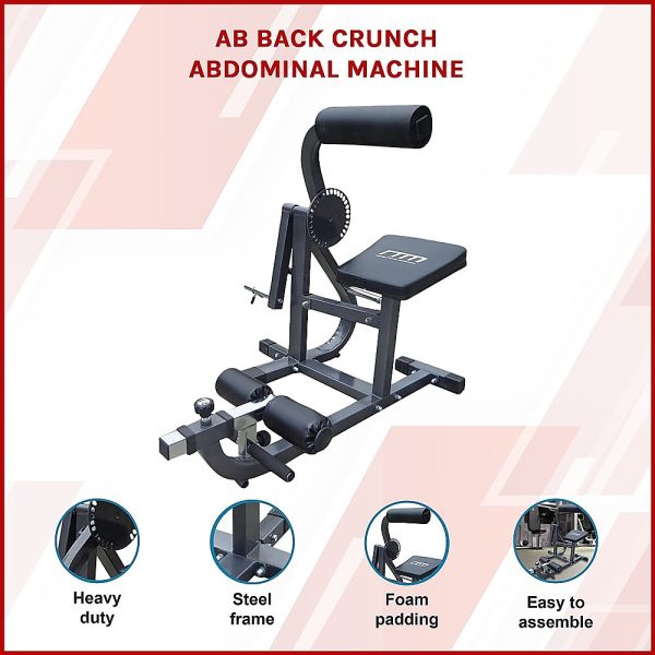 Ab Back Crunch Abdominal Machine