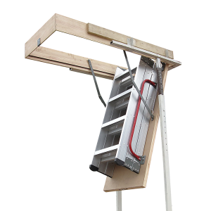 Deluxe Aluminium Attic Loft Ladder - 2700mm to 3050mm