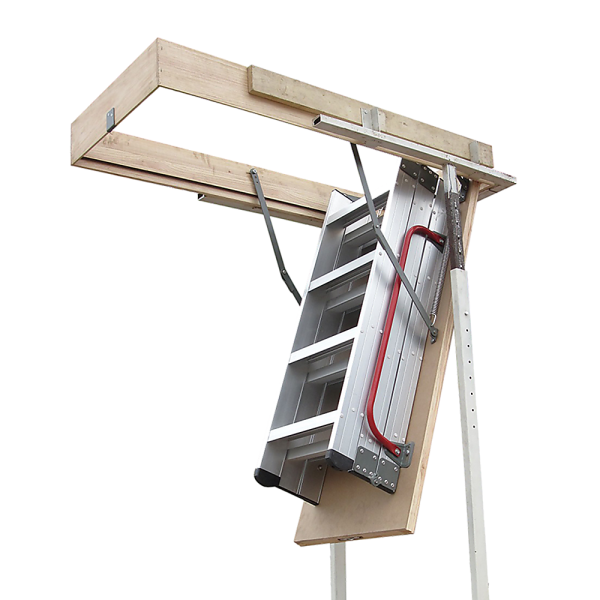 Deluxe Aluminium Attic Loft Ladder – 2700mm to 3050mm