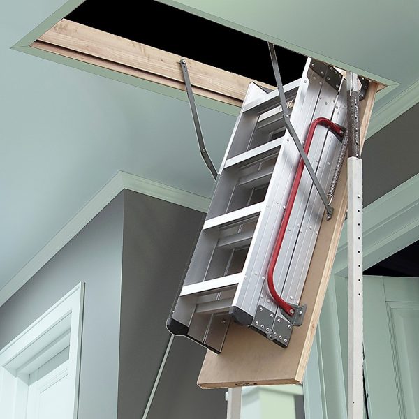 Deluxe Aluminium Attic Loft Ladder – 2700mm to 3050mm