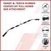 Randy & Travis Rubber-Coated Lat Pull-Down Bar Attachment