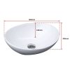 Above Counter Bathroom Vanity Ceramic Basin – Oval