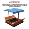 Kids Wooden Toy Sandpit with Canopy