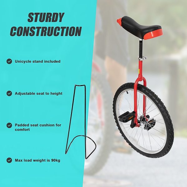 24” Pro Circus Unicycle Bike