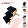 3 Steps Portable Dog Cat Pet Stairs