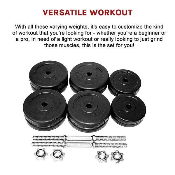 Dumbbell Adjustable Weight Set – 30 KG