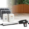 500KG Solar Single Swing Auto Motor Remote Gate Opener – 20W