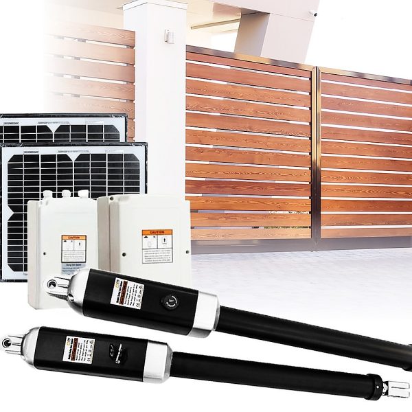 1000KG Solar Double Swing Auto Motor Remote Gate Opener – 20W