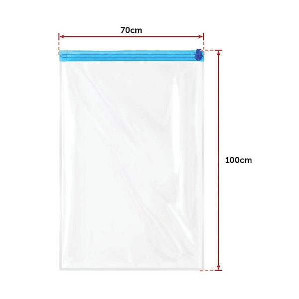 Vacuum Bags Clothes Sealed Clothing Bag Travel Compact Storage Space Saver – 12