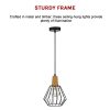 Wood Pendant Light Bar Lamp Kitchen Modern Ceiling Lighting – Black