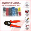 1200Pcs Bootlace Ferrule Crimper kit 0.25-10mm2 Cord End Ratchet Crimping Tool