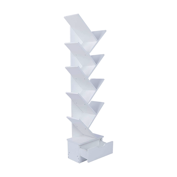 Tree Bookshelf Bookcase Book Organizer Multipurpose Shelf Display Racks – 9 Tier