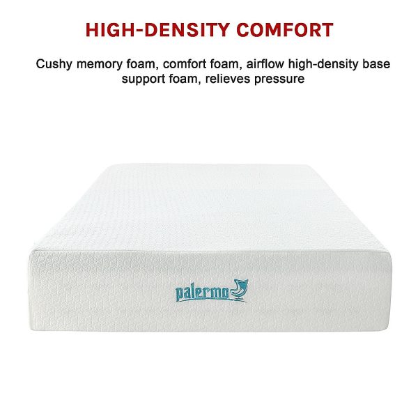 Atoka Mattress 30cm Memory Foam Green Tea Infused CertiPUR Approved – DOUBLE