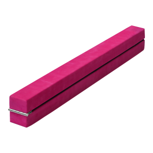 2.2m Gymnastics Folding Balance Beam Synthetic Suede