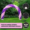 3x4m Full Set Balloon Arch Column Kit Floor Base Stand For Wedding & Party