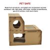 Cat Cardboard House Tree Tower Condo Scratcher Pet Post Pad Mat Furniture