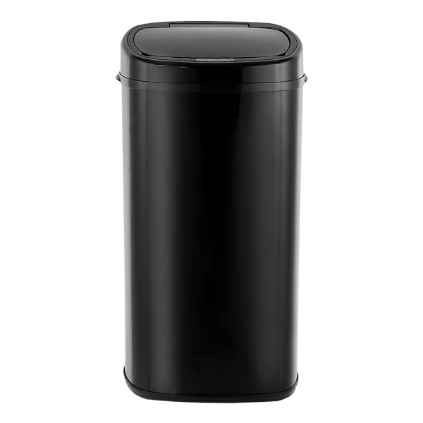 68L Motion Sensor Bin Automatic Stainless Steel Kitchen Rubbish Trash – Black