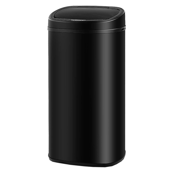 68L Motion Sensor Bin Automatic Stainless Steel Kitchen Rubbish Trash – Black