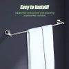 Classic Chrome Towel Bar Rail Bathroom – Single