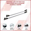 Universal Car Top Roof Rail Rack Cross Bar Aluminium Lockable 1350MM