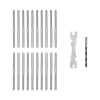 Stainless Steel DIY Rope Balustrade Kit 3.2mm Swage 2 x Lag Screw Term – 10 pack