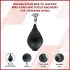 Boxing Speed Bag PU Leather MMA Punching Focus Bag Muay Thai Training Speed