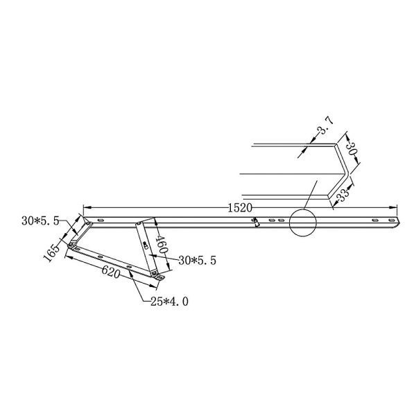 60″ Bed Lift Hydraulic Mechanisms Kits For Space Saving Bed or Sofa Bed