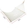 4m Traditional Cotton Rope Hammock with Hanging Hardware