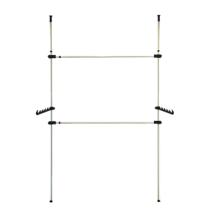 Heavy Duty Adjust Clothes Rail Storage Garment Shelf Hanging Display Stand Rack