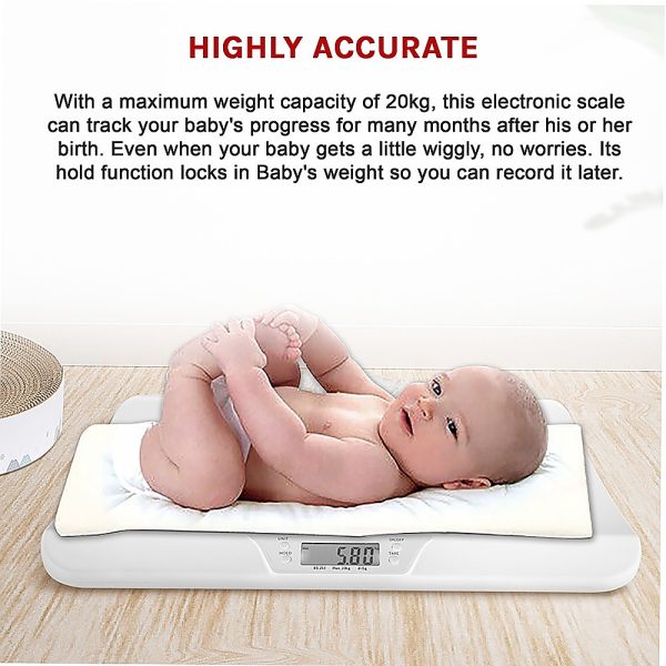 Electronic Digital Baby Scale Weight Scales Monitor Tracker Pet. – Batteries Not Included