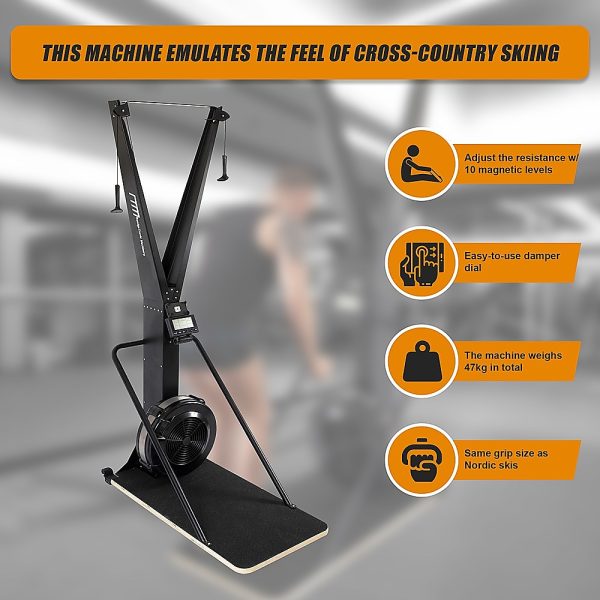 Air Ski Trainer & Stand Premium Fitness Machine