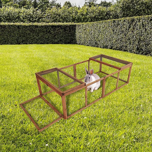 Chicken coop LARGE Run Guinea Pig Cage Villa Extension Rabbit hutch house pen