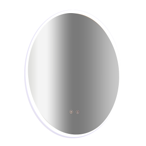 Oval Mirror LED Anti-Fog Illuminated Bathroom Living Room